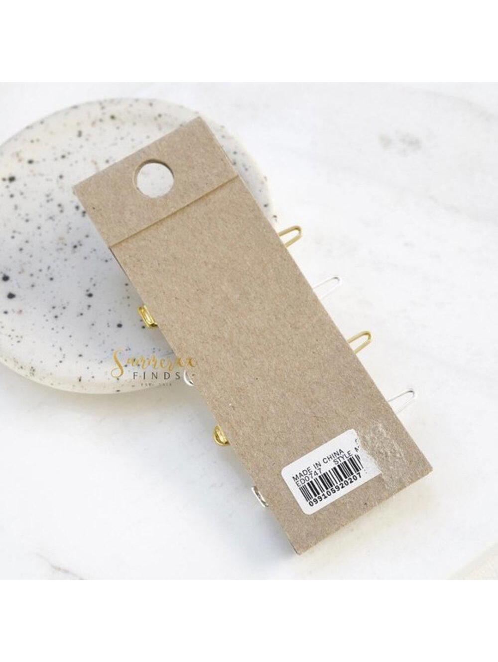 Madewell Four Pack Mini Shape Hair Clips - Picture 4 of 4